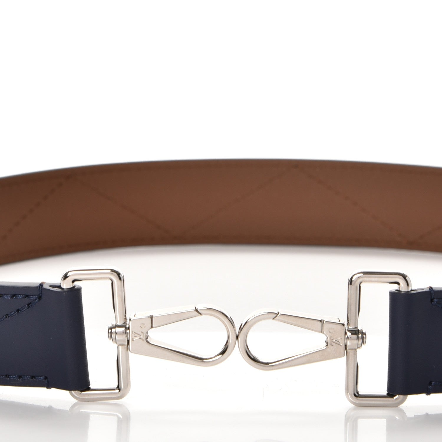 Louis Vuitton Calfskin Very One Handle Shoulder Strap Navy 4 of 4