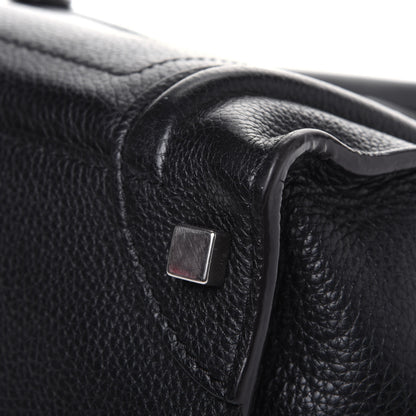 Celine Drummed Calfskin Micro Luggage Black 16 of 26