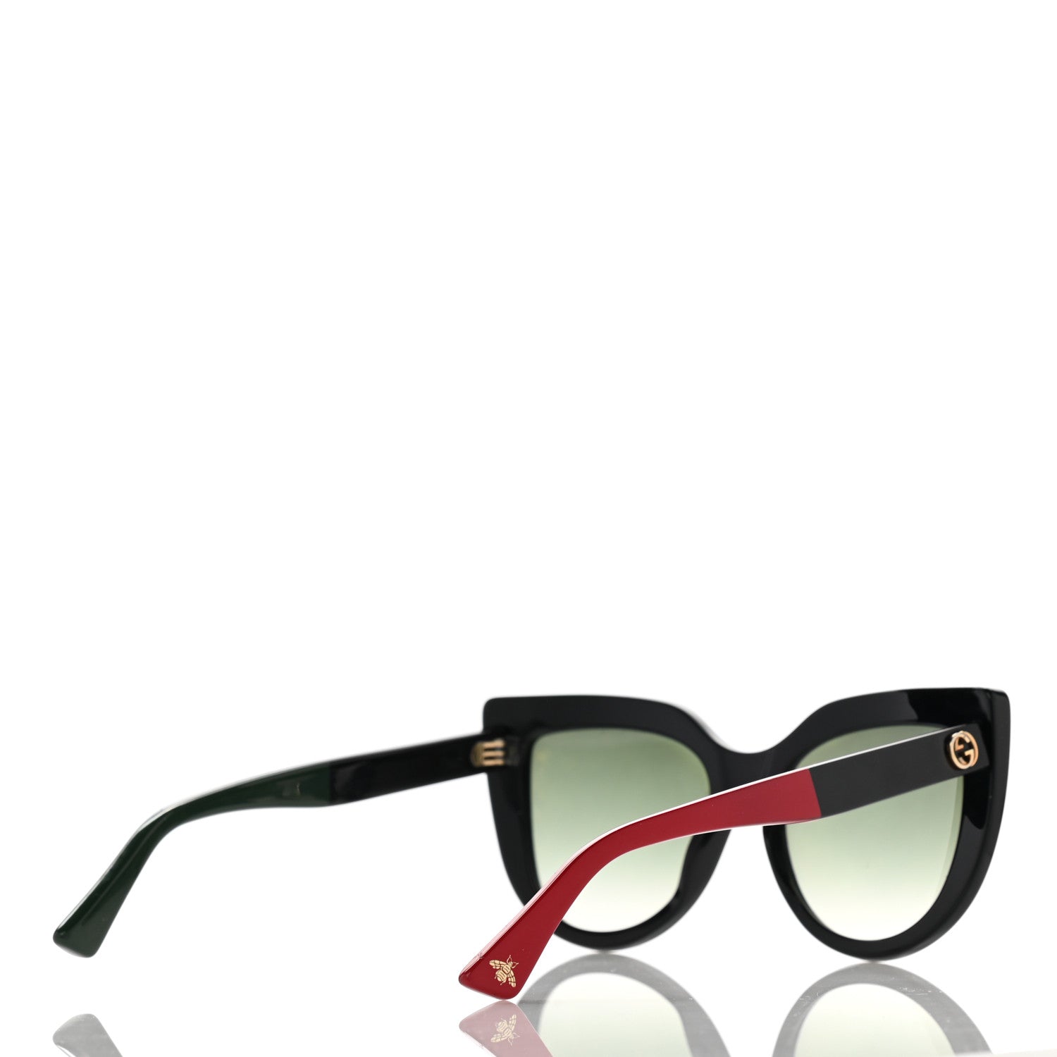 Gucci Cat Eye Sunglasses GG0164S Black 4 of 10