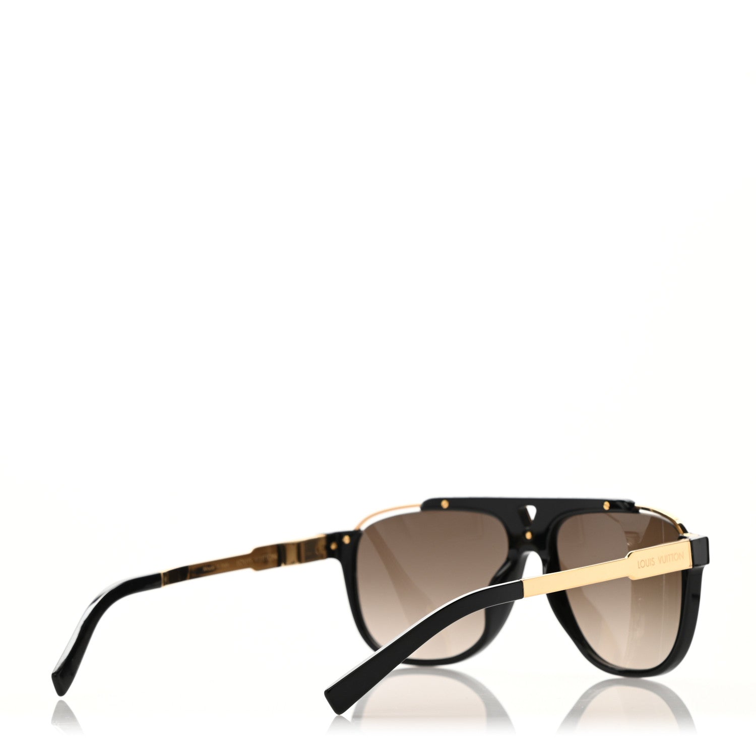 Louis Vuitton Acetate Mascot Sunglasses Z0936E Black 1027342