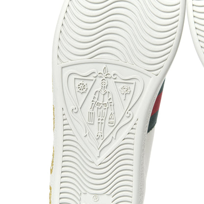 Gucci X SEGA Calfskin Ayers Web Guccy Womens Ace Sneakers 36 White 6 of 9