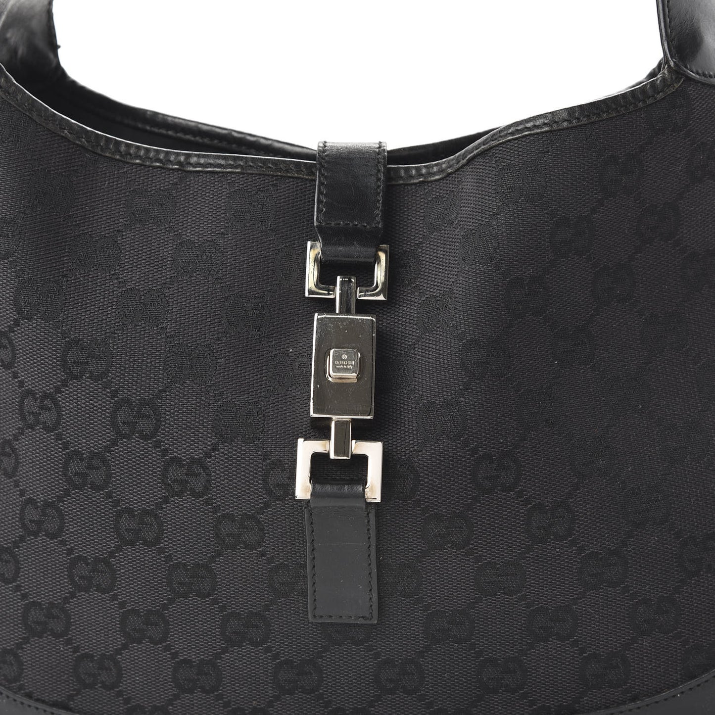 Monogram Small Jackie O Hobo Black