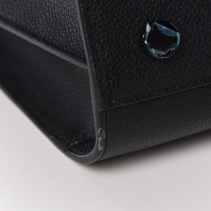 Saint Laurent Grained Calfskin Large Sac De Jour Carryall Black 13 of 14