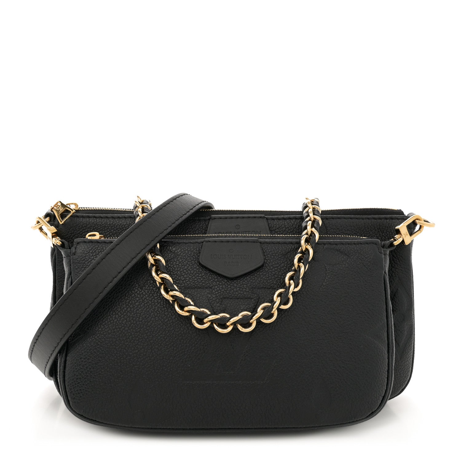 Louis Vuitton Empreinte Monogram Giant Multi Pochette Accessories Black 1 of 9