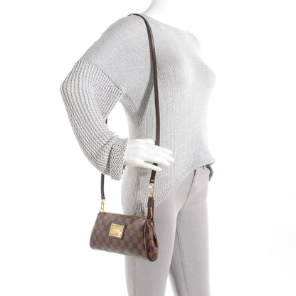 Louis Vuitton Damier Ebene Eva Clutch 2 of 8