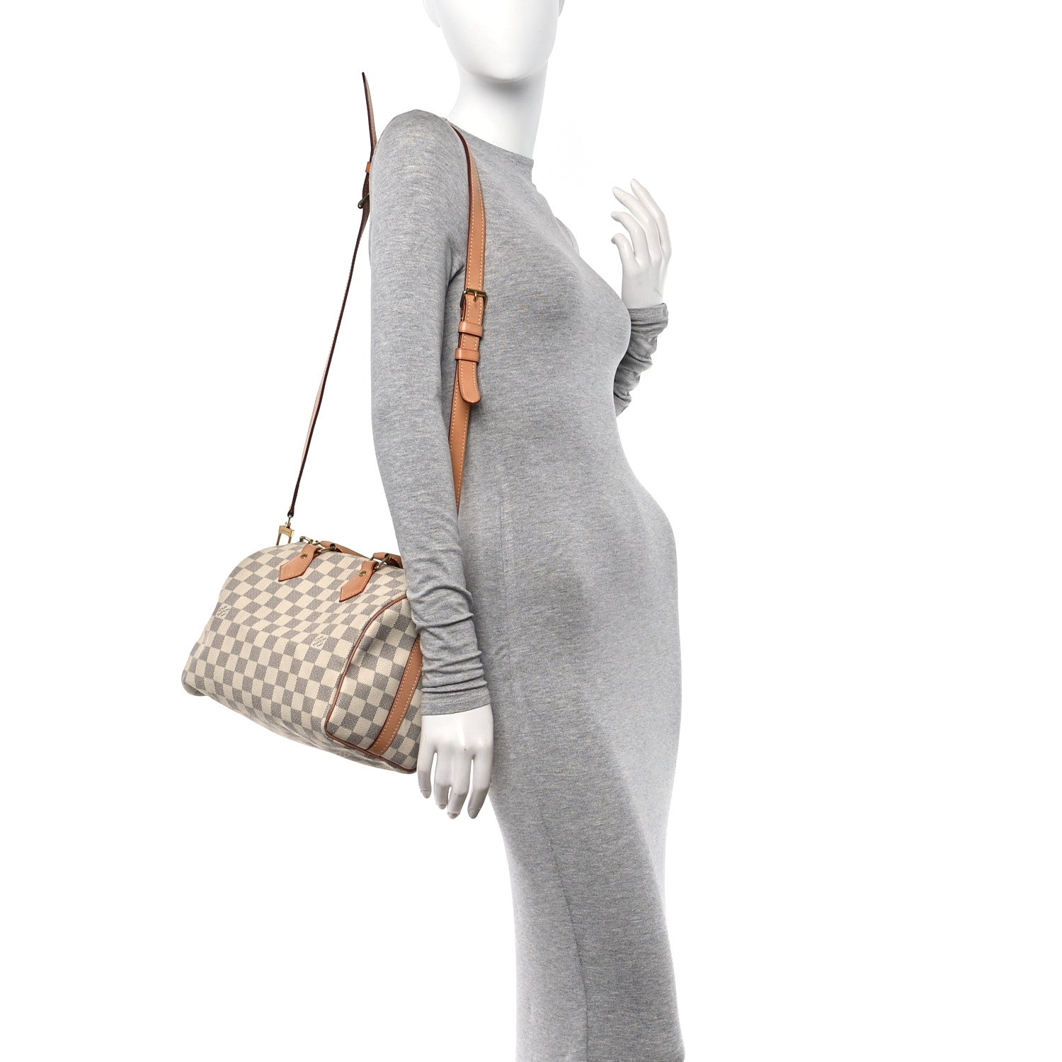 Louis Vuitton Damier Azur Speedy Bandouliere 25 2 of 13