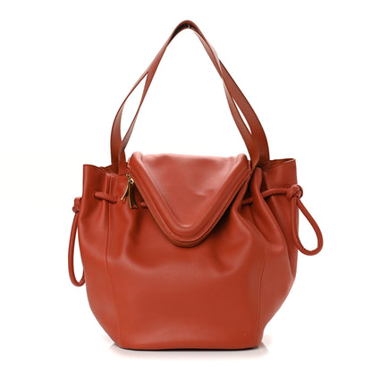 Bottega Veneta Calfskin Large Beak Tote Orange 1 of 11