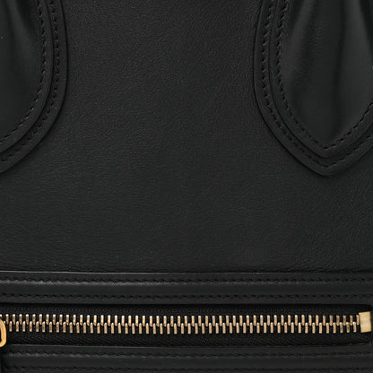 Celine Smooth Calfskin Mini Luggage Black 7 of 19