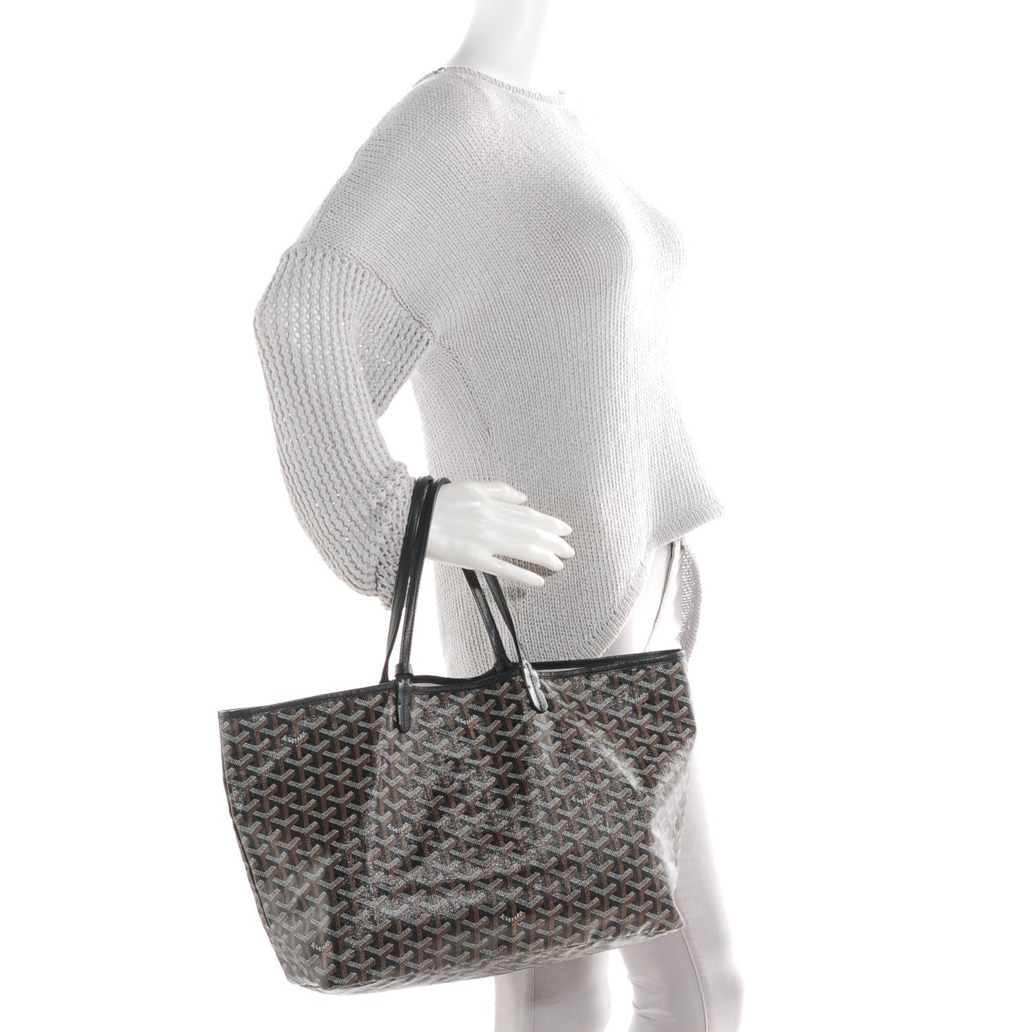 Goyard Goyardine Saint Louis PM Black 2 of 8
