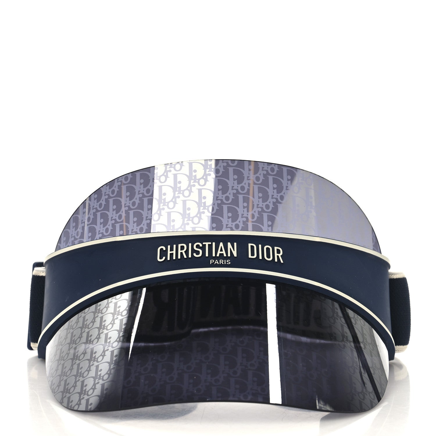 Christian Dior Oblique DiorClub V1U Sun Visor Blue 3 of 8