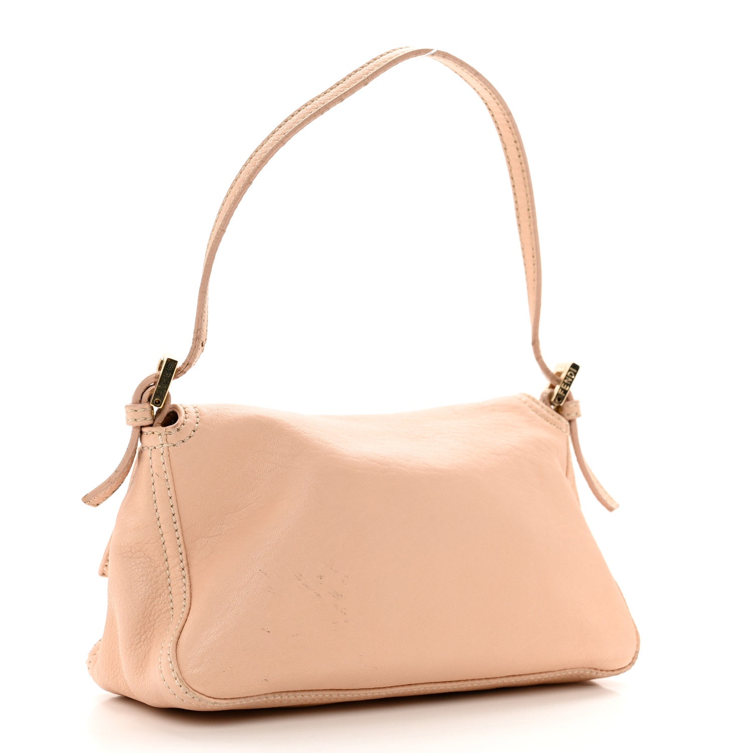 Fendi Nappa Elefante Mini Mama Baguette Beige 3 of 12