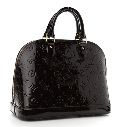 Louis Vuitton Vernis Alma PM Amarante 3 of 10