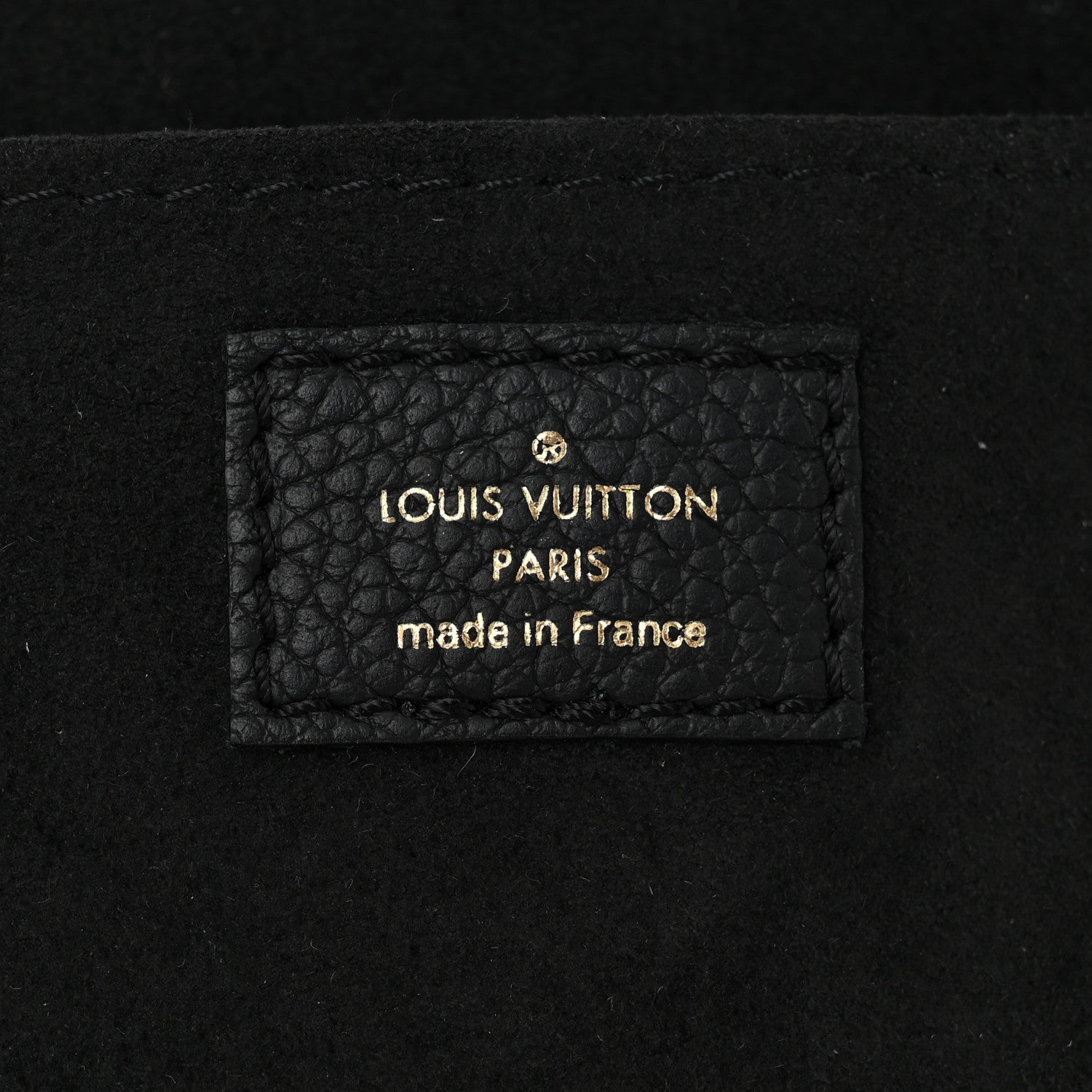 Louis Vuitton Empreinte Monogram Giant Petit Sac Plat Black 6 of 9