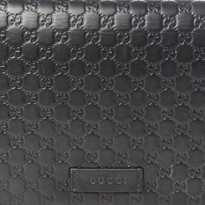 Gucci Microguccissima Crossbody Wallet Black 8 of 10