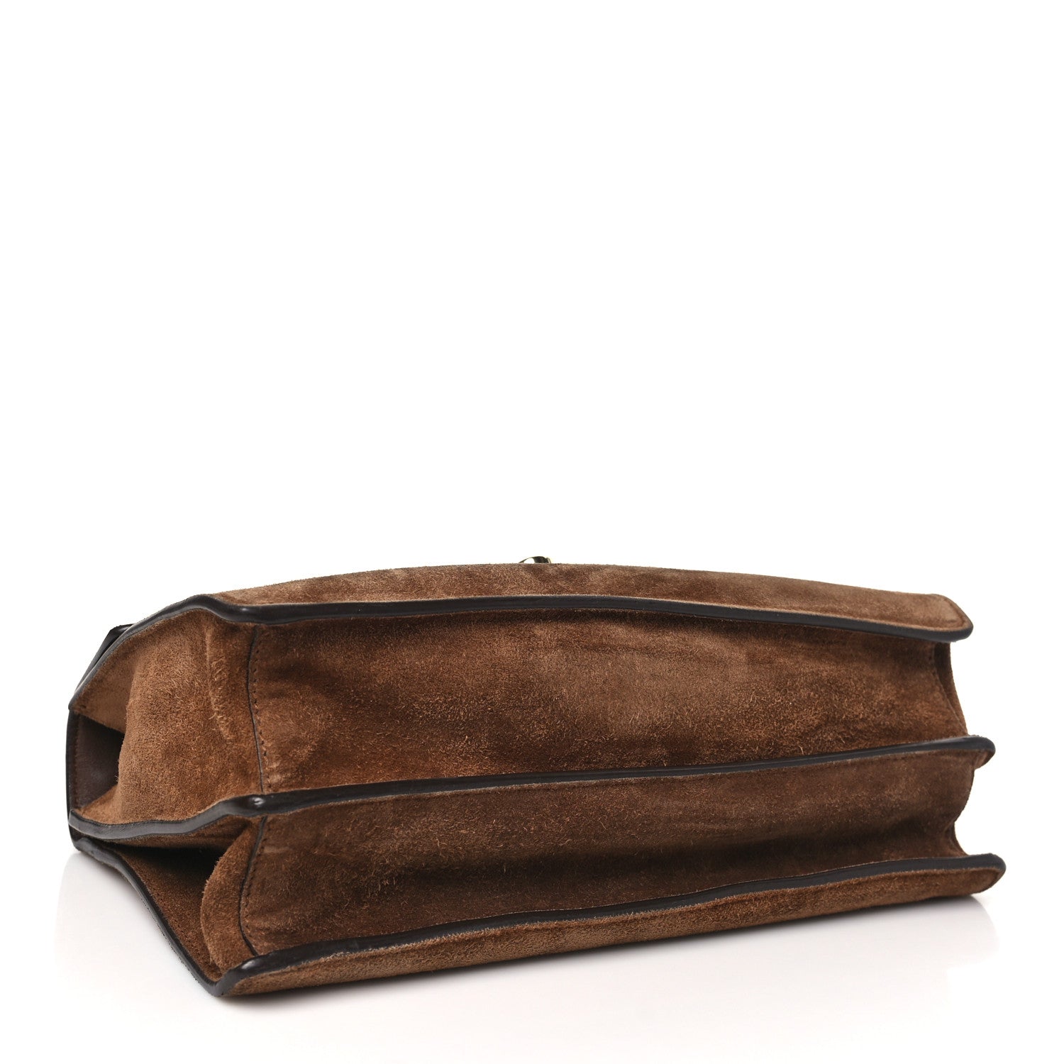 Prada Camoscio Medium Soft Sound Shoulder Bag Cacao 4 of 9