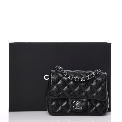 Chanel Caviar Quilted Mini Square Flap Black 9 of 9