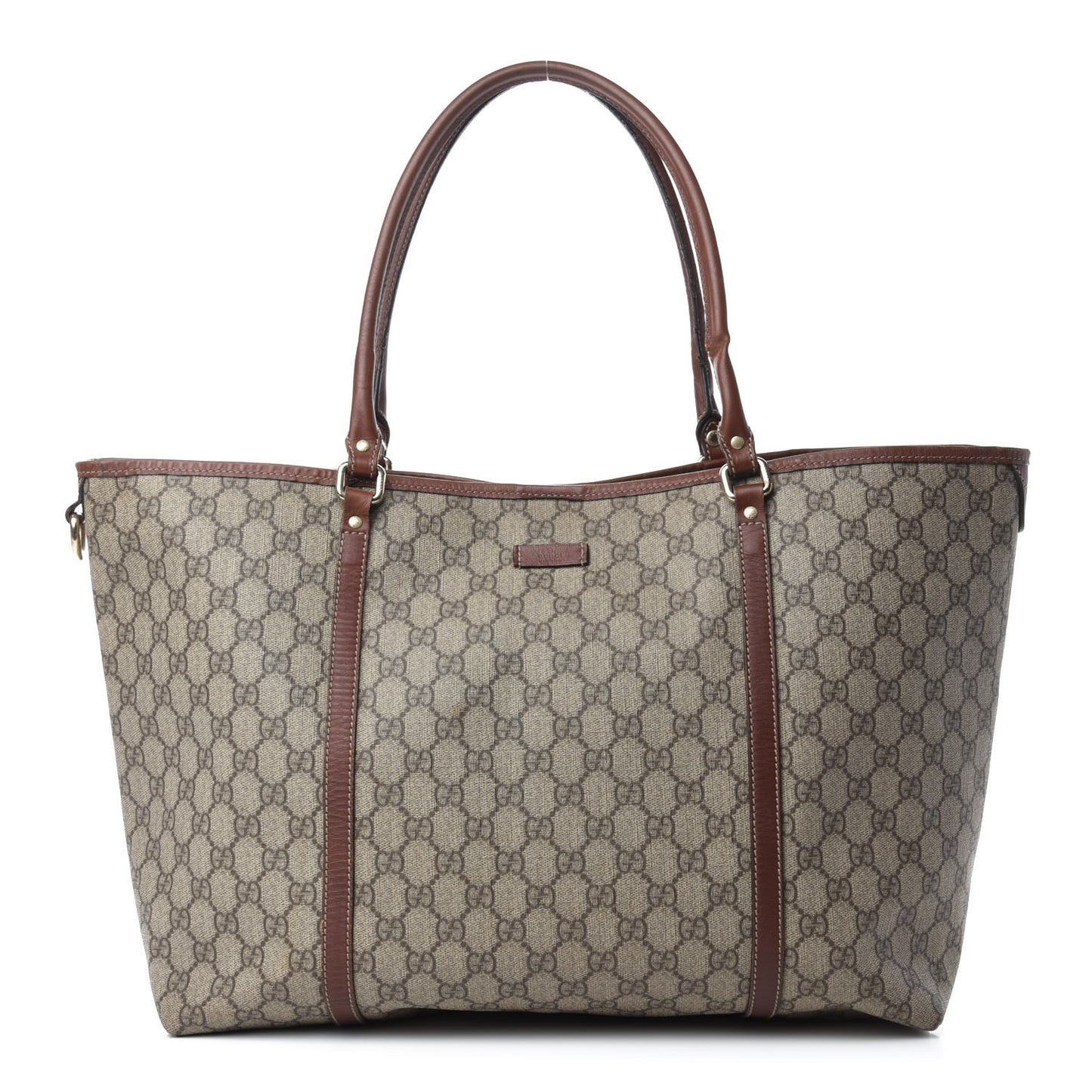 GG Plus Monogram Large Joy Tote Brown