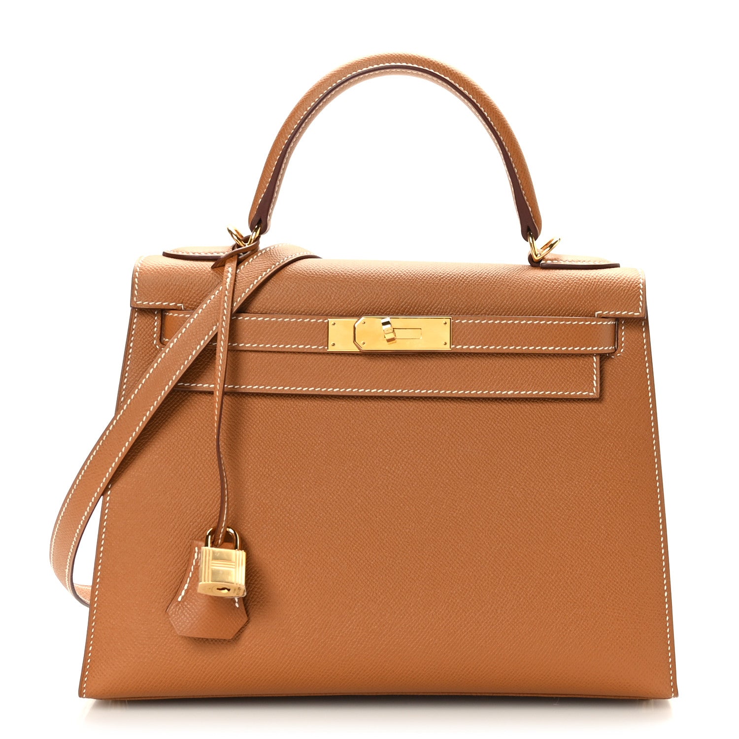 Hermes Epsom Kelly Sellier 28 Gold 1 of 10