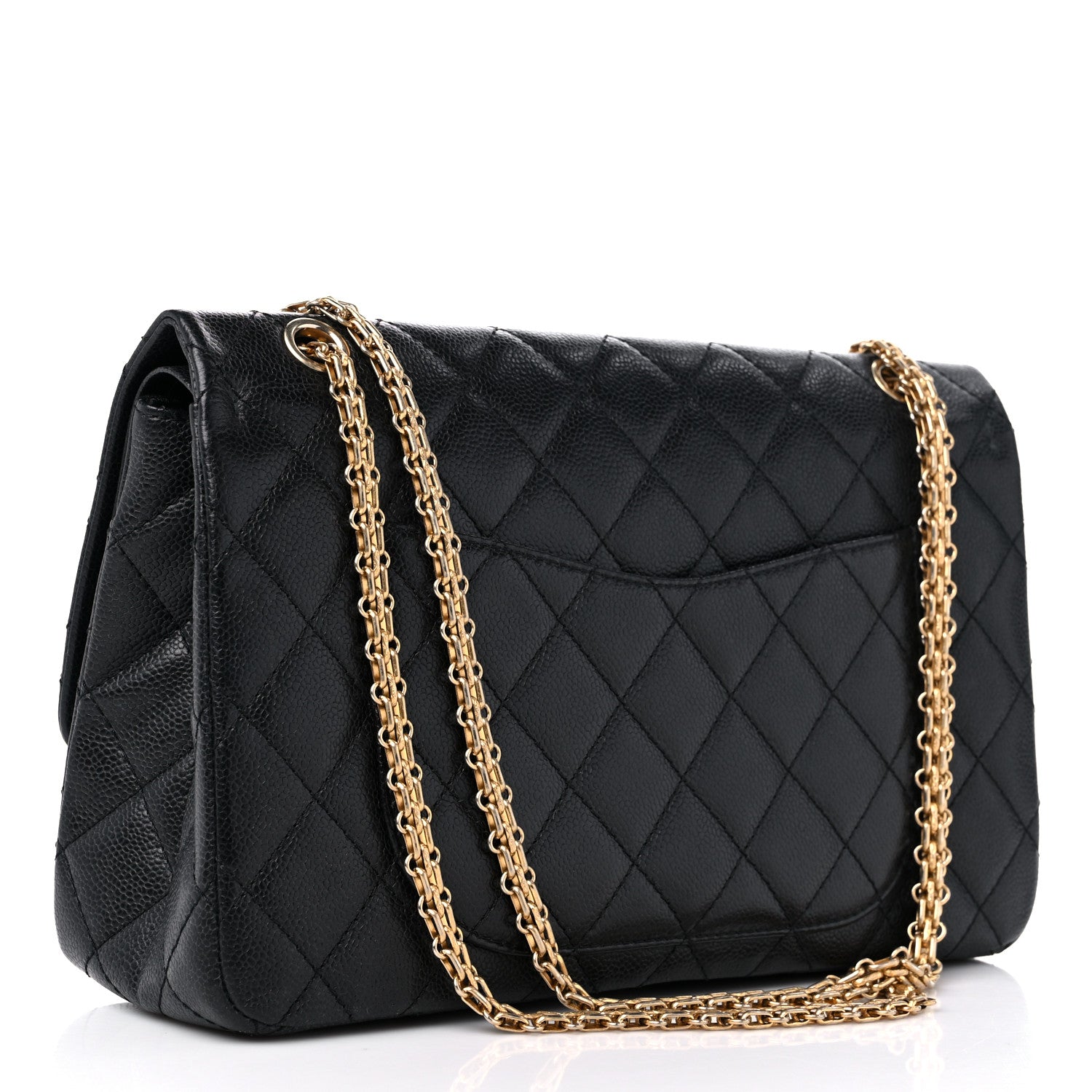 Chanel Caviar Quilted 2.55 Reissue 227 Flap Black 3 of 13
