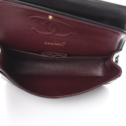 Chanel Lambskin Quilted Medium Double Flap Black 4 of 17