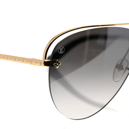 Louis Vuitton Grease Mask Sunglasses Z1045W Gold 7 of 8