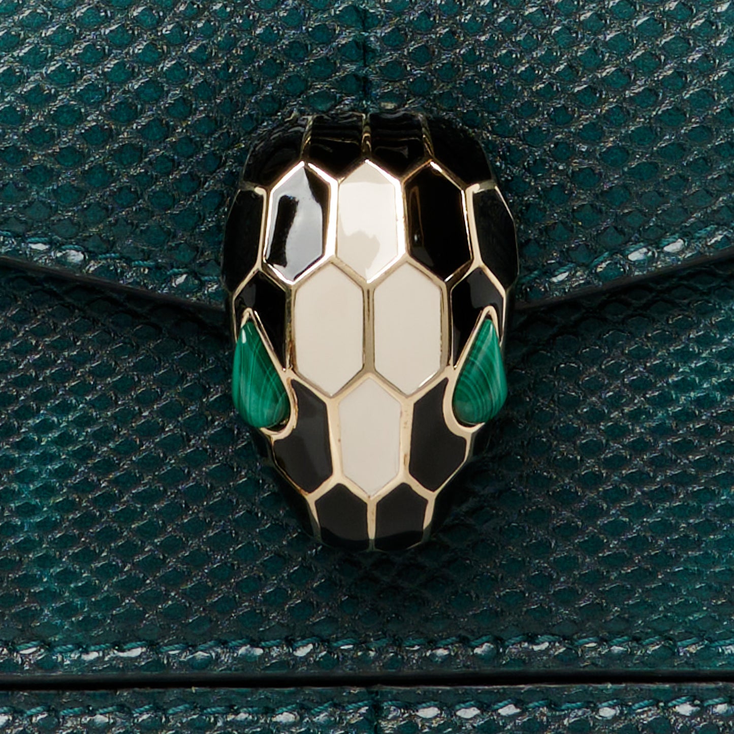 Karung Serpenti Forever Crossbody Emerald Green