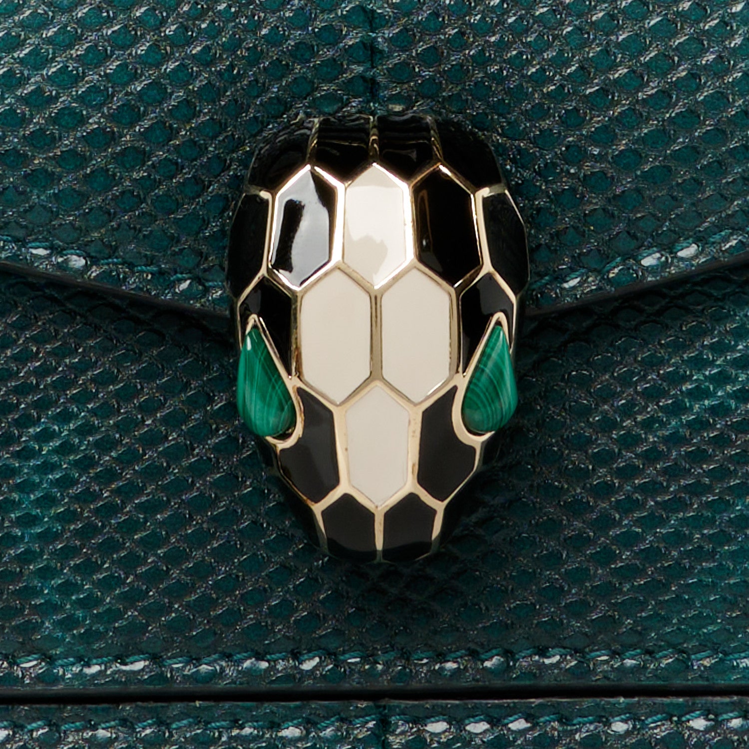 Bulgari Karung Serpenti Forever Crossbody Emerald Green 10 of 13