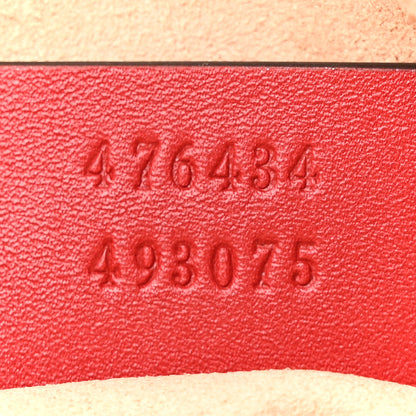 Gucci Calfskin Matelasse GG Marmont Belt Bag 95 38 Hibiscus Red 8 of 14