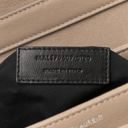 Saint Laurent Lambskin Quilted Small Becky Chain Bag Gold Sand 7 of 11