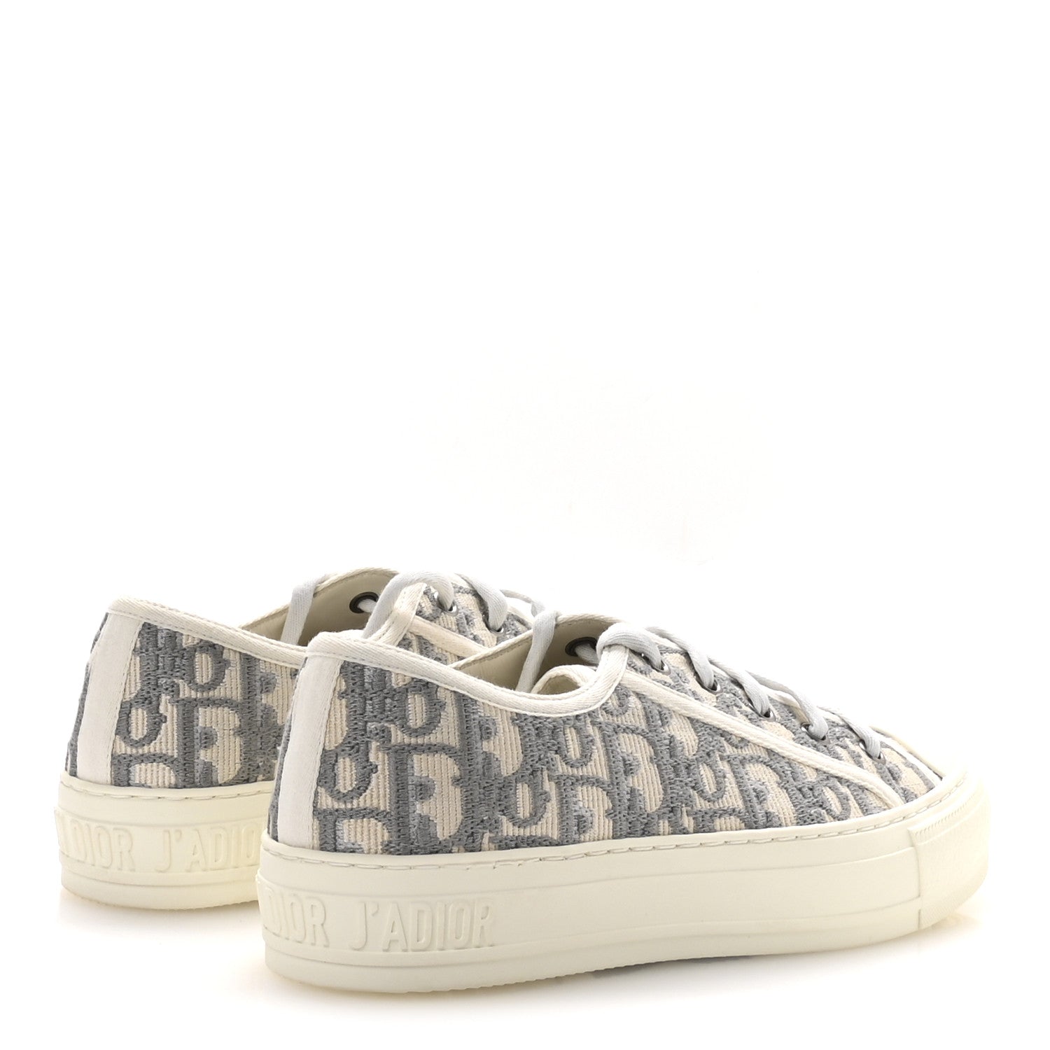 Christian Dior Canvas Oblique Walk'N'Dior Low Top Sneakers 37.5