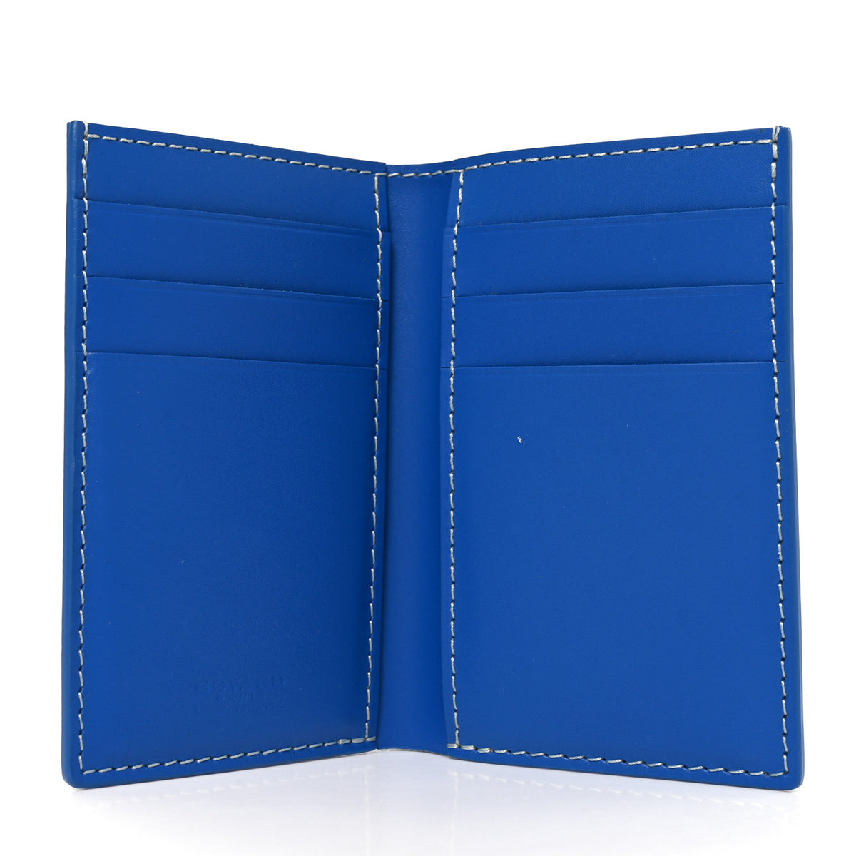 Goyardine Saint Pierre Card Holder Blue
