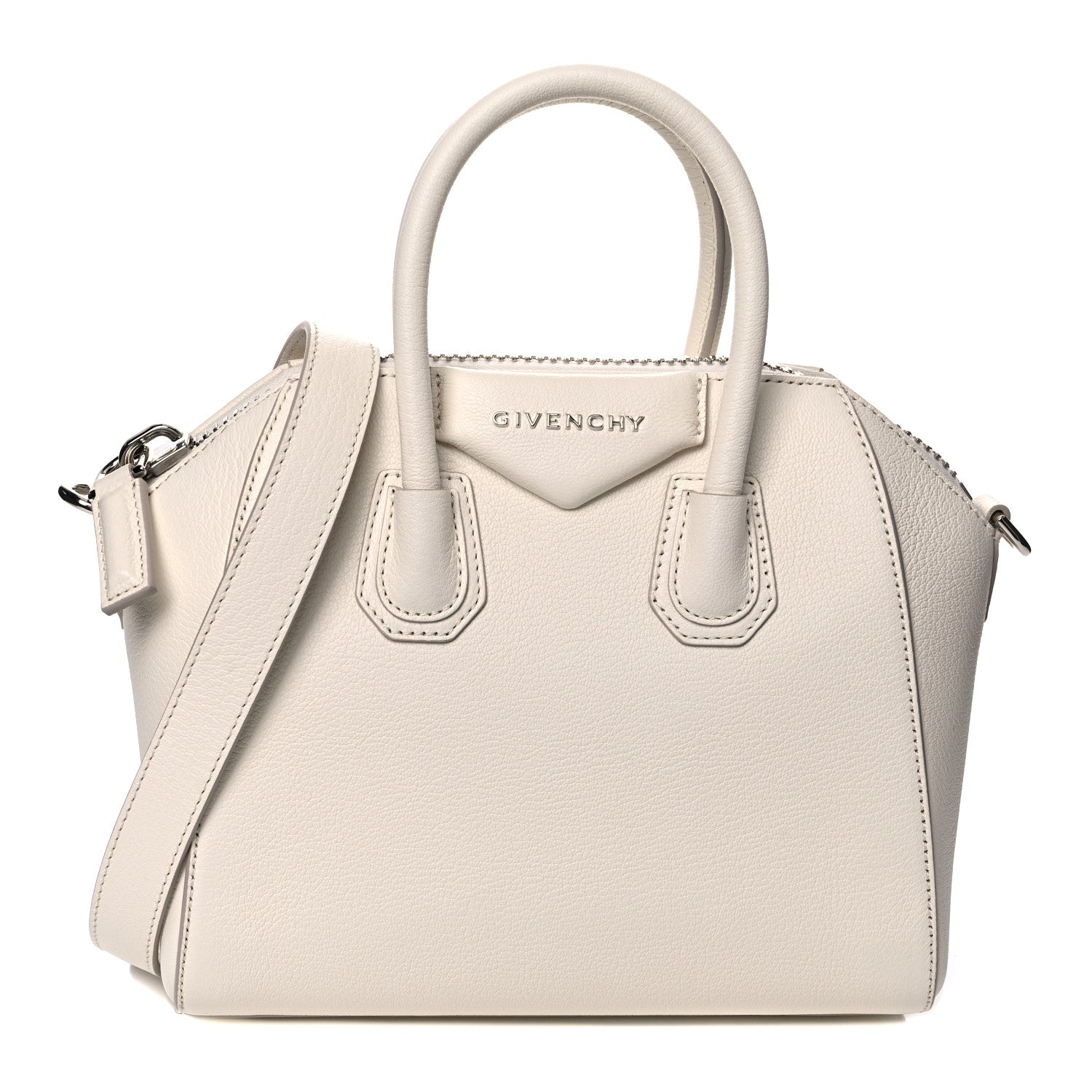 Givenchy Sugar Goatskin Mini Antigona Beige Buff 1 of 8