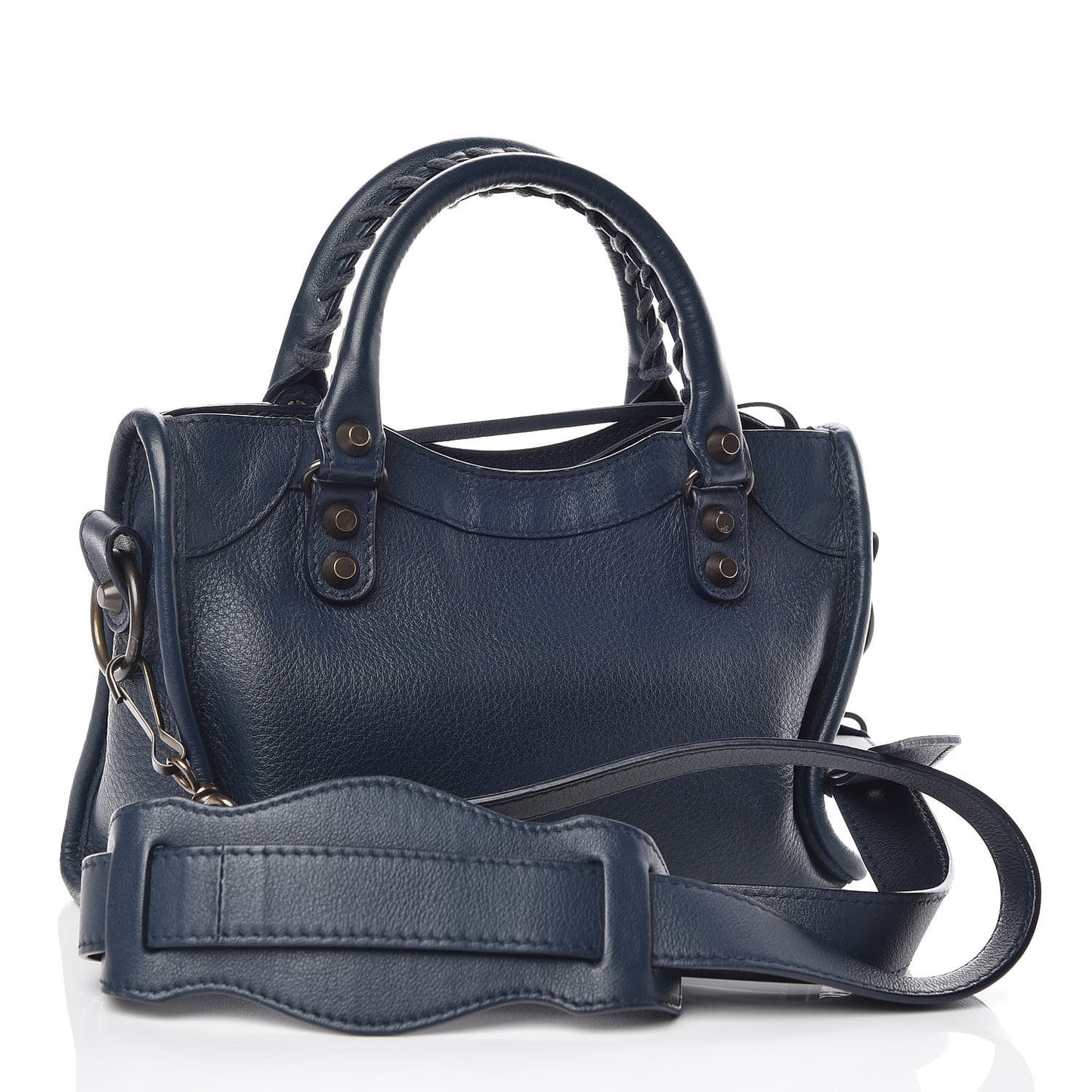 Calfskin Classic Hardware Mini City Bleu Nuit Dark Sea