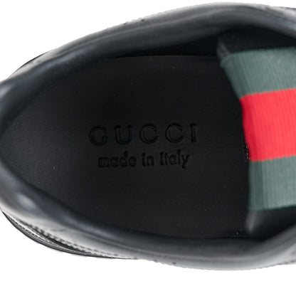 Gucci Sparrow Calfskin Mens Re-Web Sneakers 8.5 Black 7 of 10