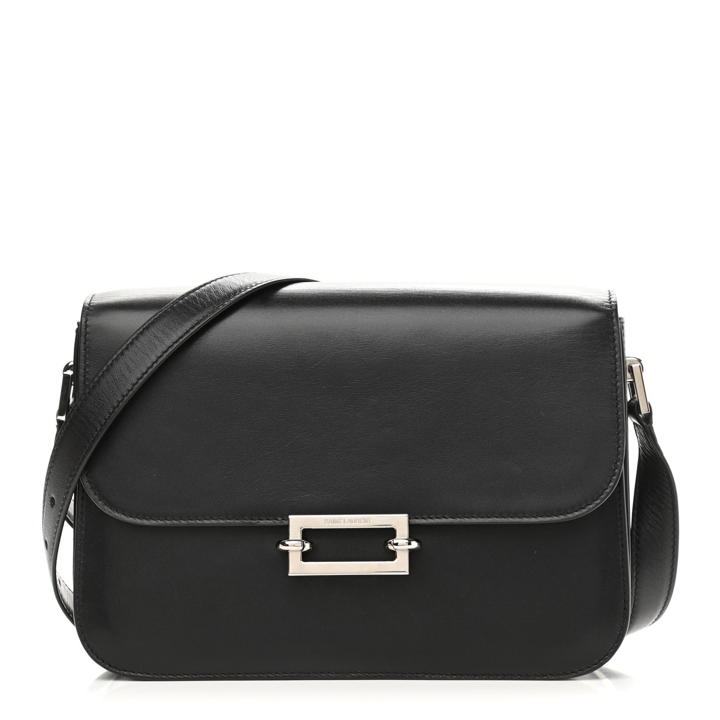 Fermoir Satchel Shoulder Bag Black