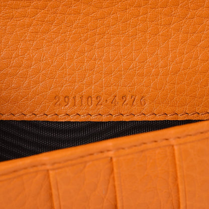 Gucci Pebbled Calfskin Soho Zip Around Wallet Curcuma 7 of 11