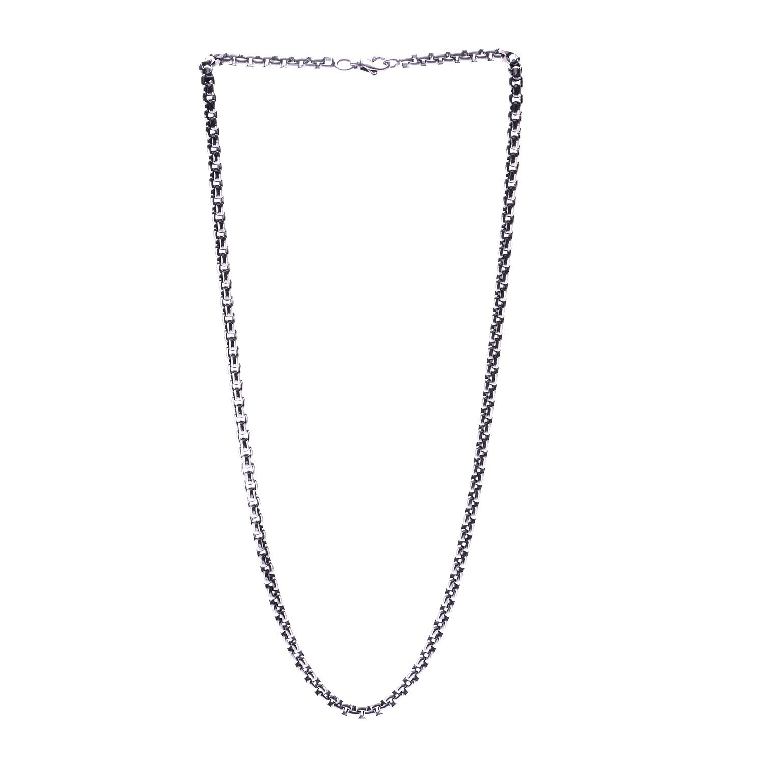 David Yurman Sterling Silver 4.8mm Box Chain Necklace 22" 3 of 6