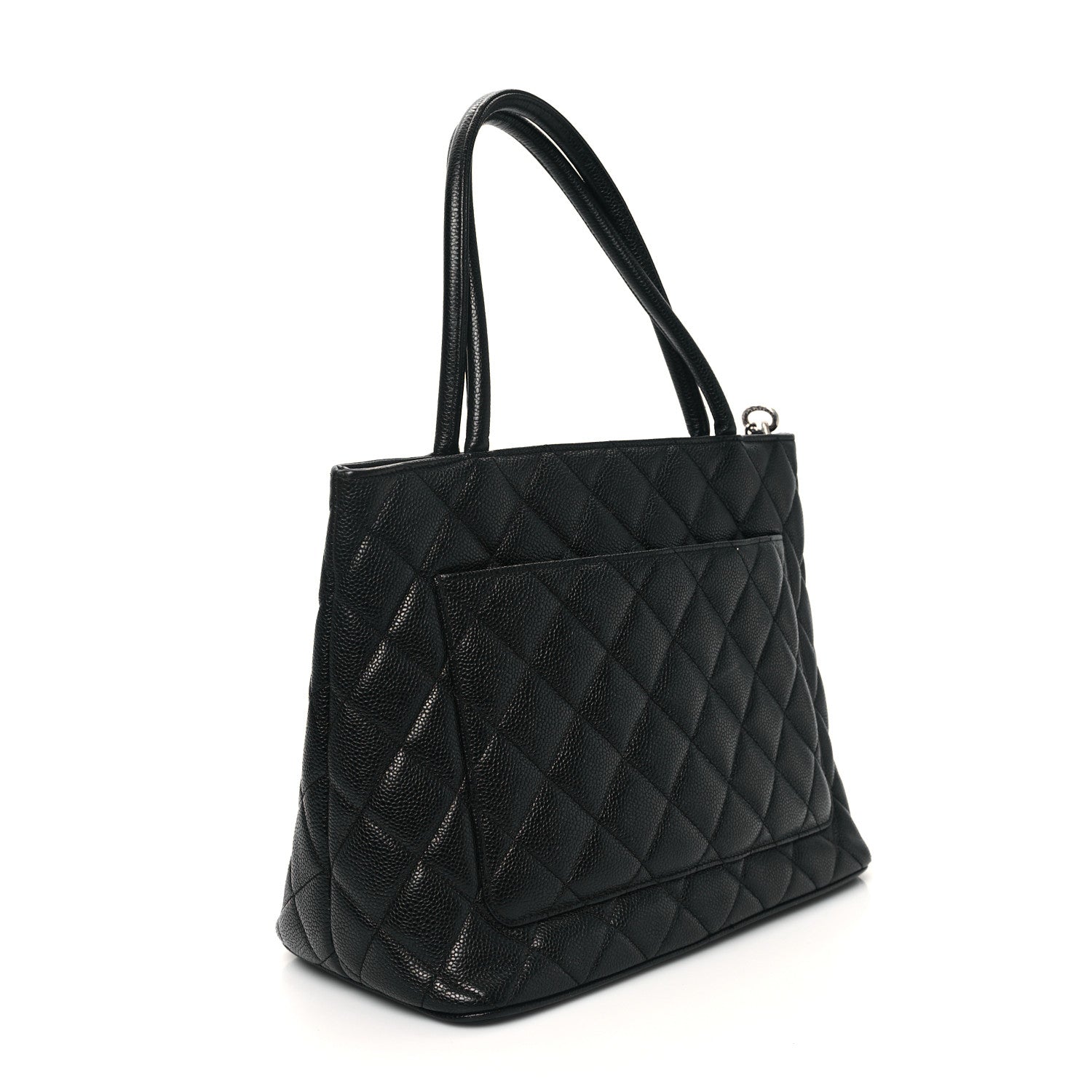 Chanel Caviar Quilted Medallion Tote Black 3 of 13