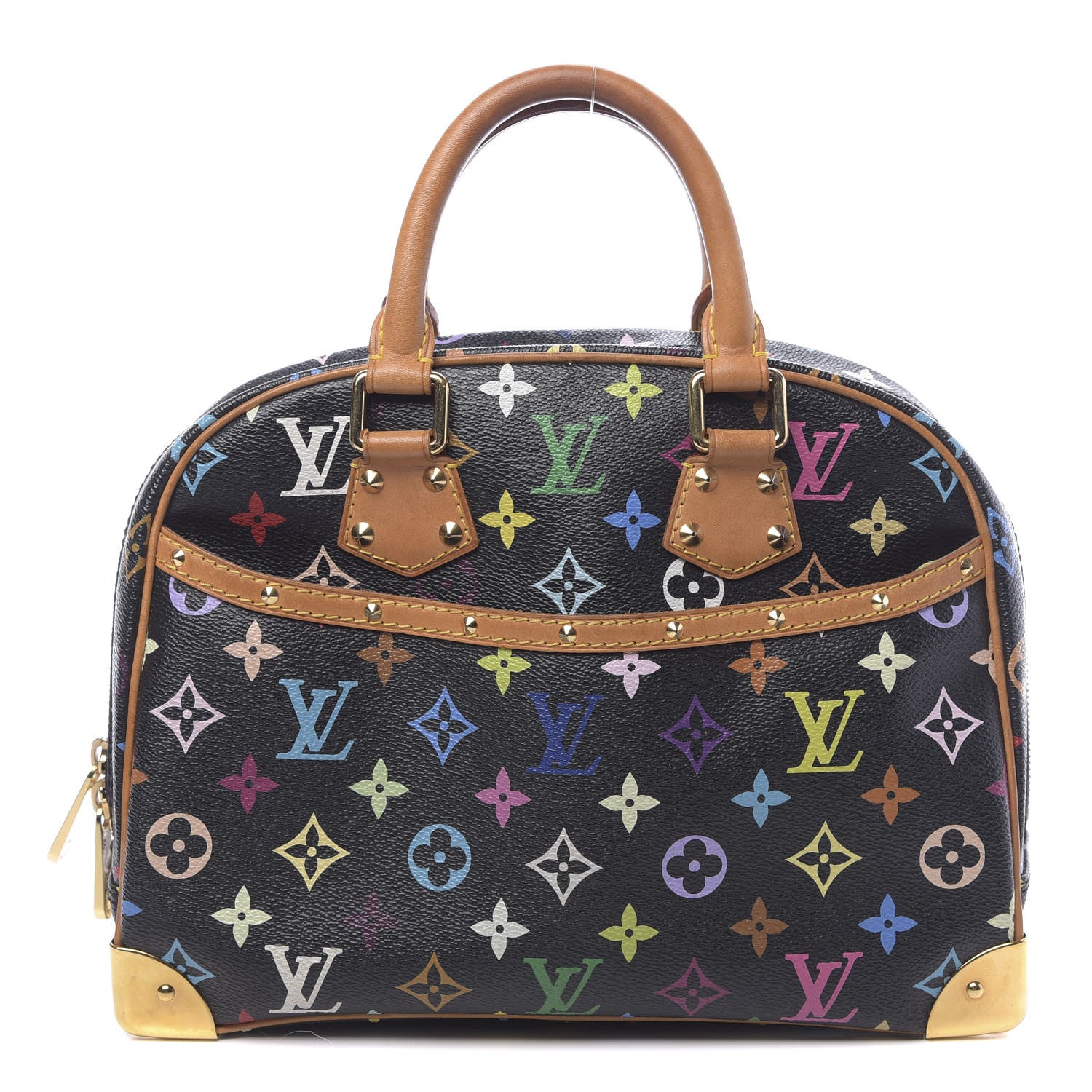 Louis Vuitton Monogram Multicolor Trouville Black 1 of 9