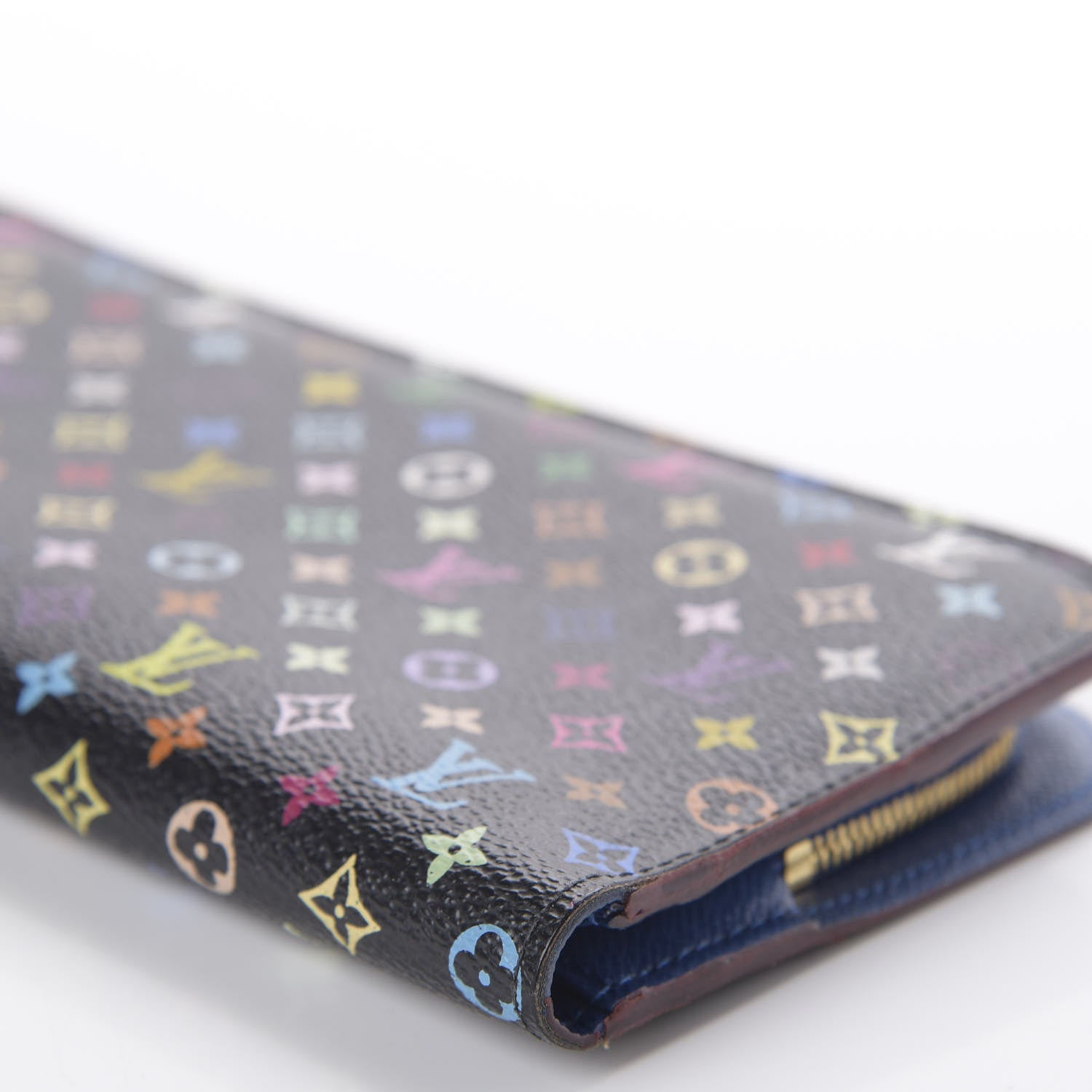 Louis Vuitton Monogram Multicolor Insolite Wallet Black Bleuet 7 of 9