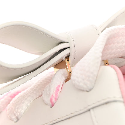 Louis Vuitton Calfskin Time Out Bow Sneakers 37 White Pink 13 of 13