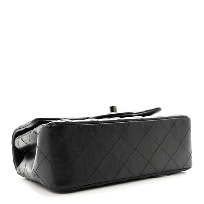 Chanel Lambskin Quilted Mini Rectangular Flap So Black 4 of 12