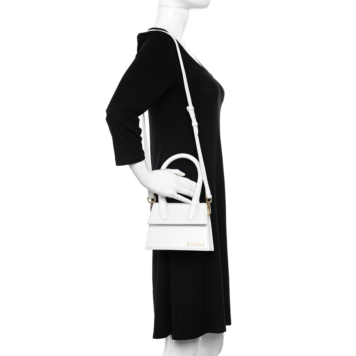 Jacquemus Smooth Calfskin Le Chiquito Moyen White 2 of 11