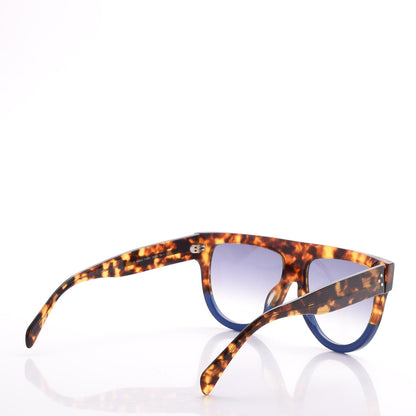 Celine Shadow Sunglasses CL 41026/S Havana Blue 3 of 6