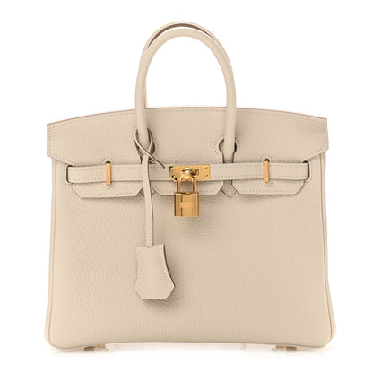 Hermes Togo Birkin 25 Craie 1 of 11