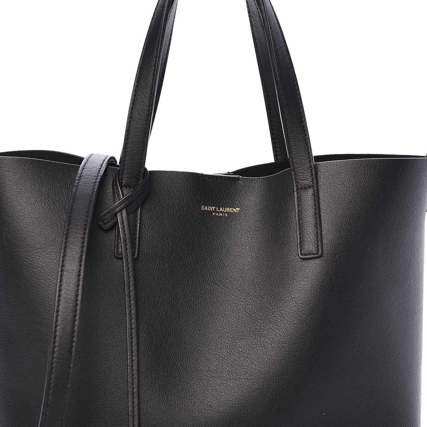 Calfskin Toy Shopping Tote Black