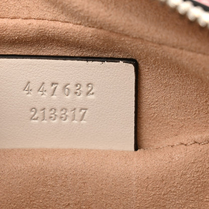 Gucci Calfskin Matelasse Diagonal GG Apple Small GG Marmont Chain Shoulder Bag Ivory 7 of 10