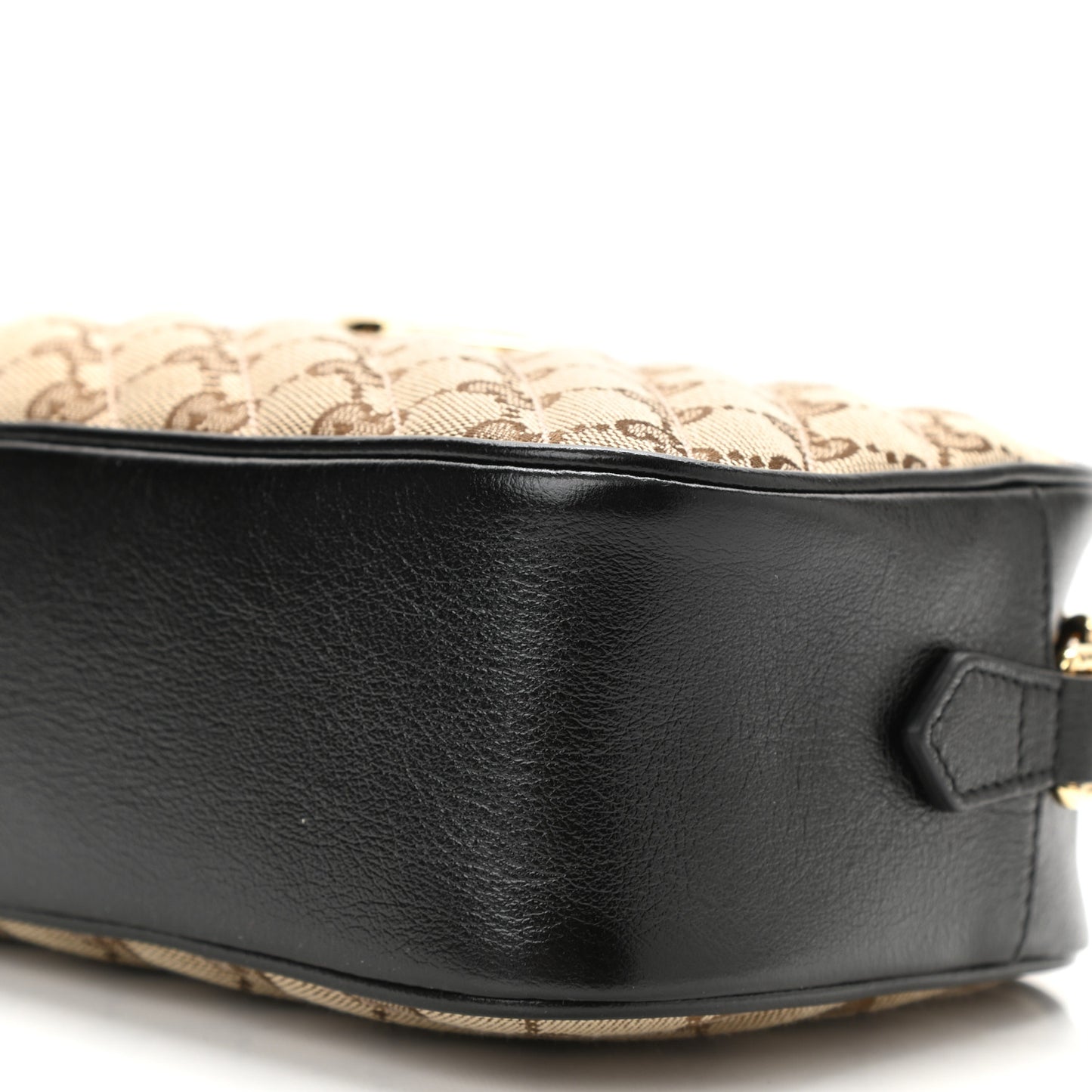 Monogram Matelasse Diagonal Small GG Marmont Chain Shoulder Bag Beige Black