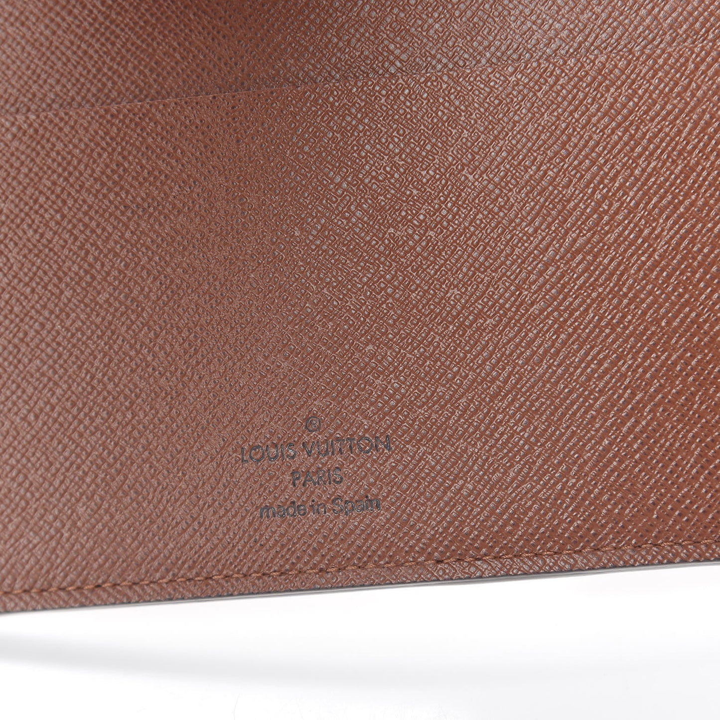 Monogram Desk Agenda Cover