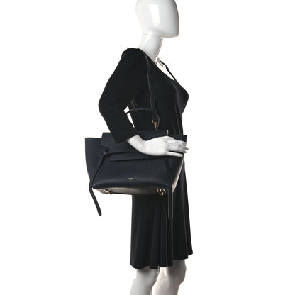 Celine Grained Calfskin Mini Belt Bag Abyss Blue 1 of 16